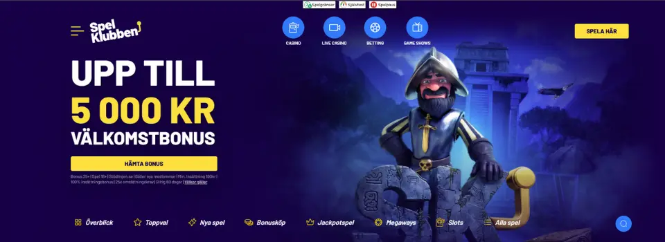 Spelklubben Casino bonus