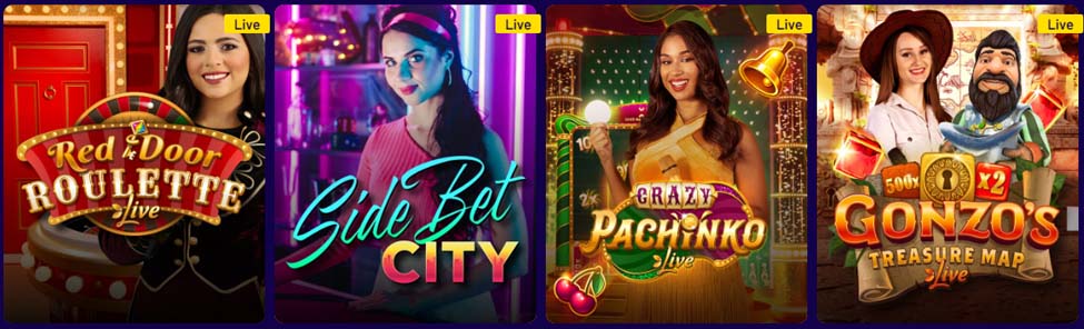 Live casino på Spelklubben.