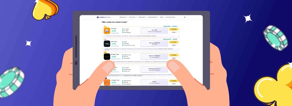 Spelare väljer nätcasino