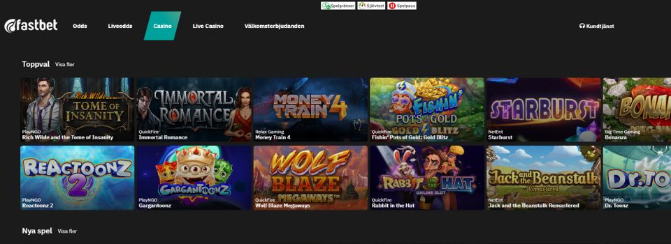 fastbet casino spel