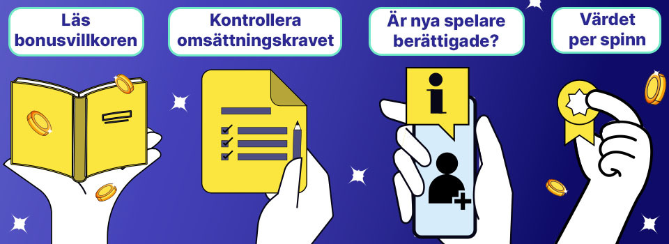 Att kontrollera när du hämta free spins