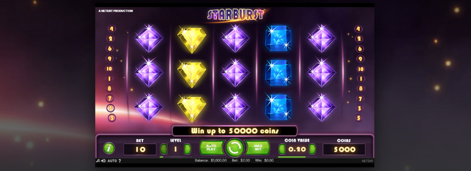Starburst slot spelplan