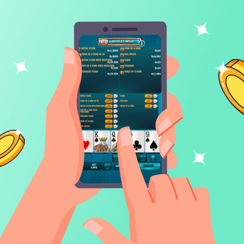 spela deuces wild videopoker online