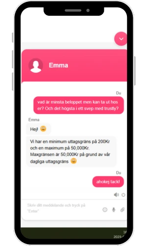 Jubla casino chatt med support