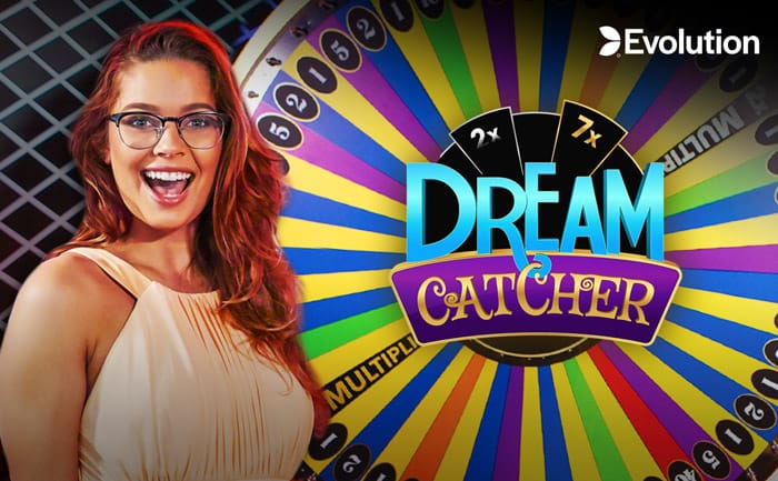 Dream catcher lyckohjul från Evolution live casino