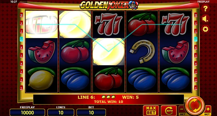Vinst i Golden Joker från Amatic.