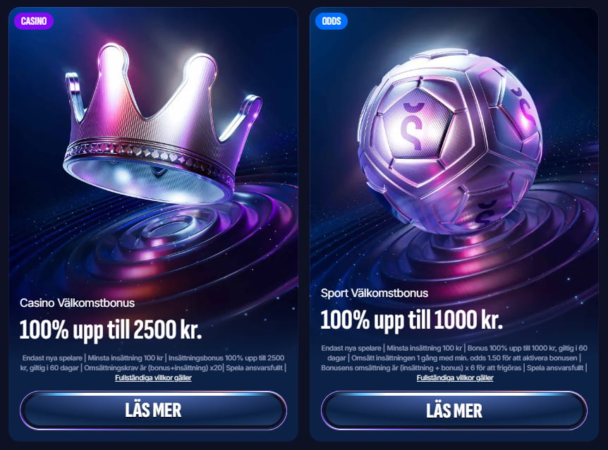 Swiper casino välkomstbonusar