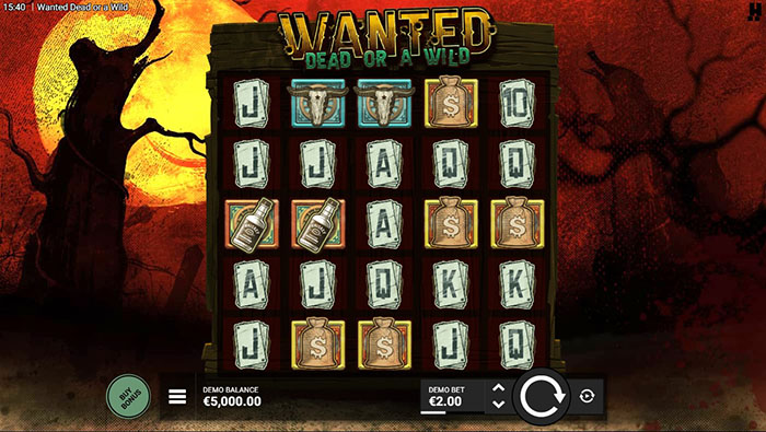 Spelautomaten Wanted Dead or a Wild