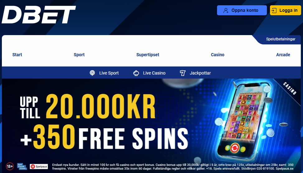 Dbet casino bonus
