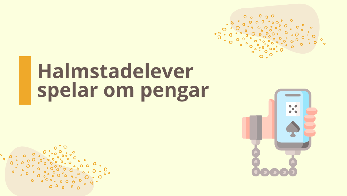 Elever spelar om pengar under skoltid i Halmstad enligt SVT.