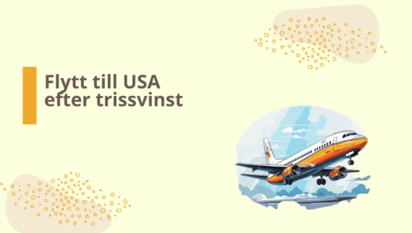 Flyttar till USA efter trissvinst i TV4 Flyttar till USA efter trissvinst i morgonsoffan i TV4