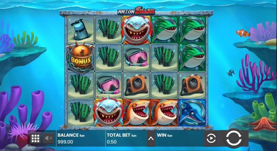razor shark slot spelplan