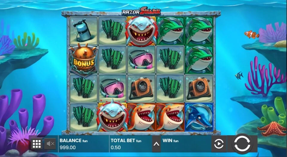 razor shark slot spelplan