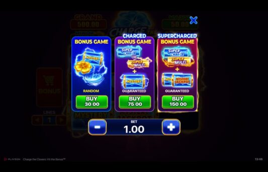 Charge the Clovers: Hit the Bonus köp