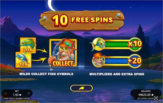 Fish tales double catch gratissnurr