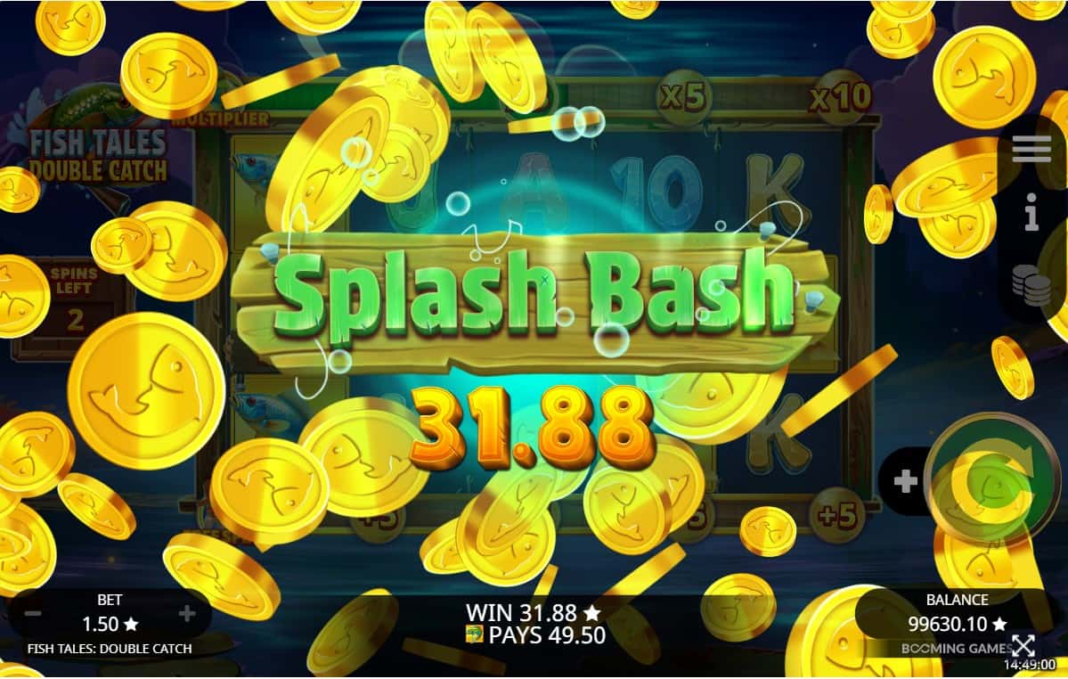 Fish tales double catch splash bash vinst
