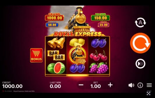 royal express hold and wins symboler