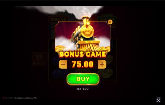 royal express hold and win buy bonus