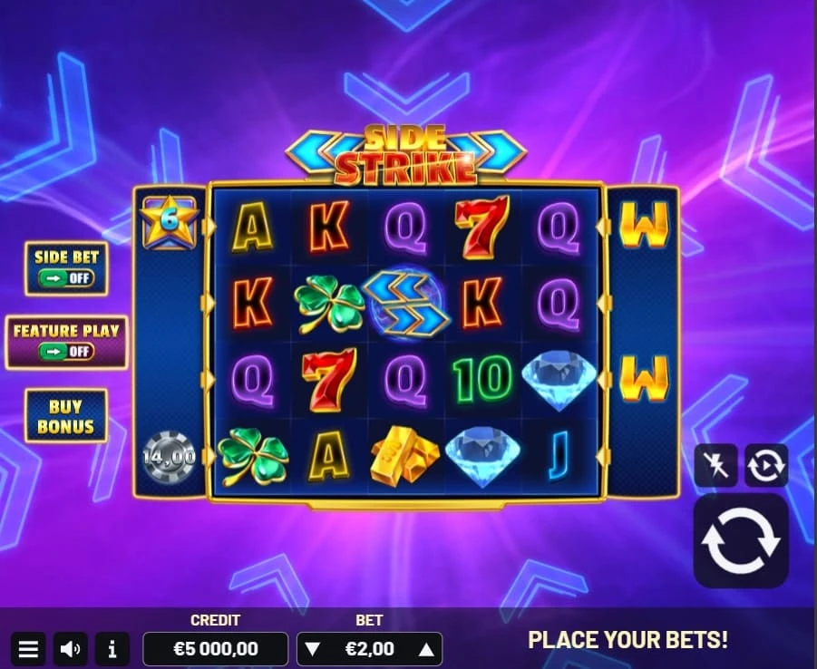 side strike slot spelplan casino