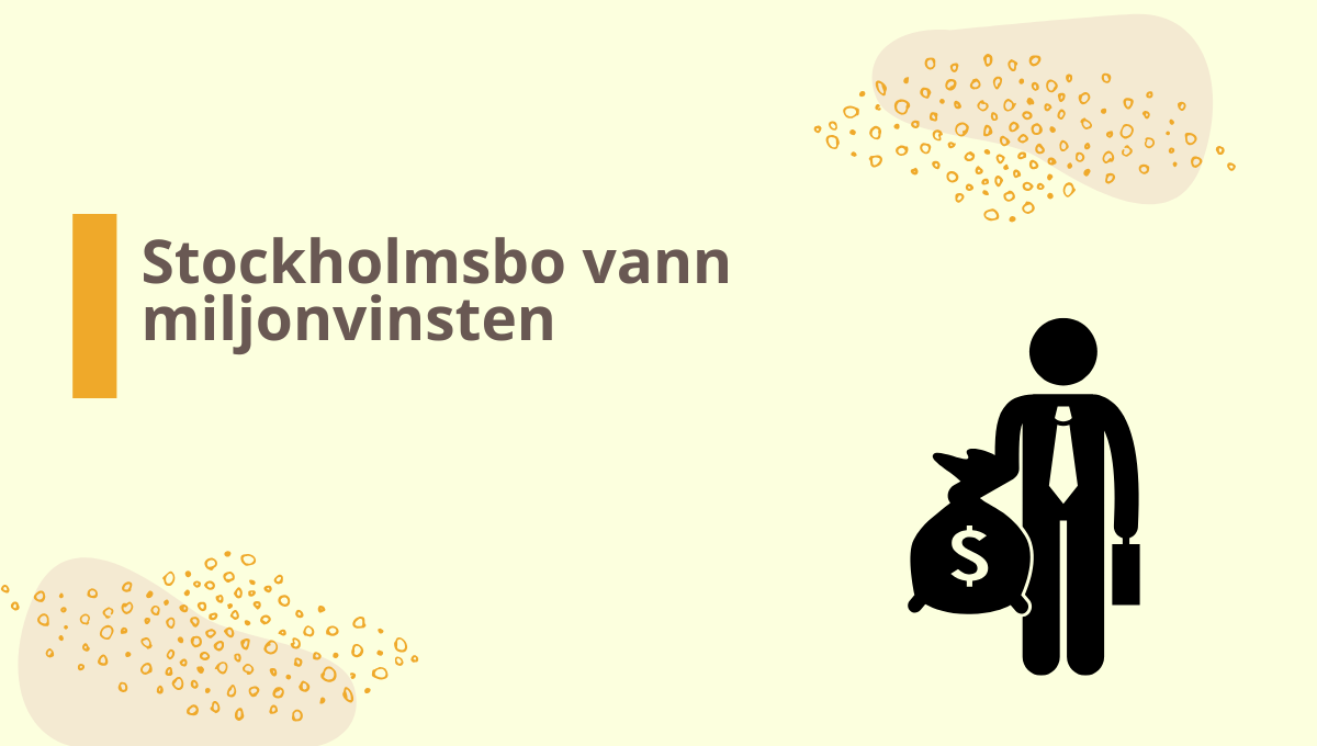 Stockholmsbo vann miljonvinst på Lotto 2 efter att ha prickat in sju rätt