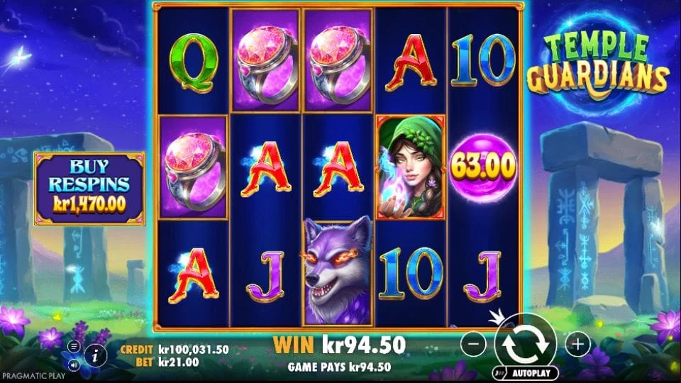 Temple Guardians slot demo