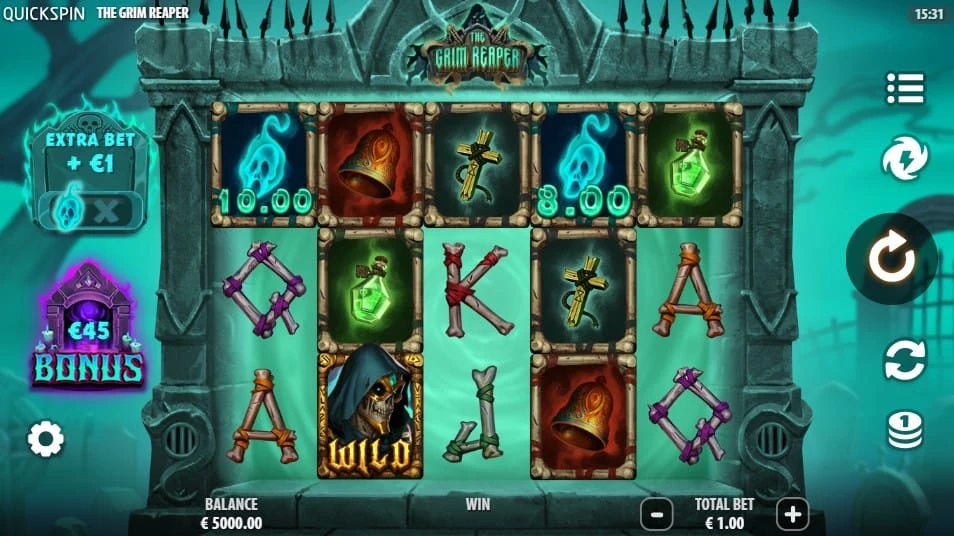 The grim reaper slot spelplan och symboler