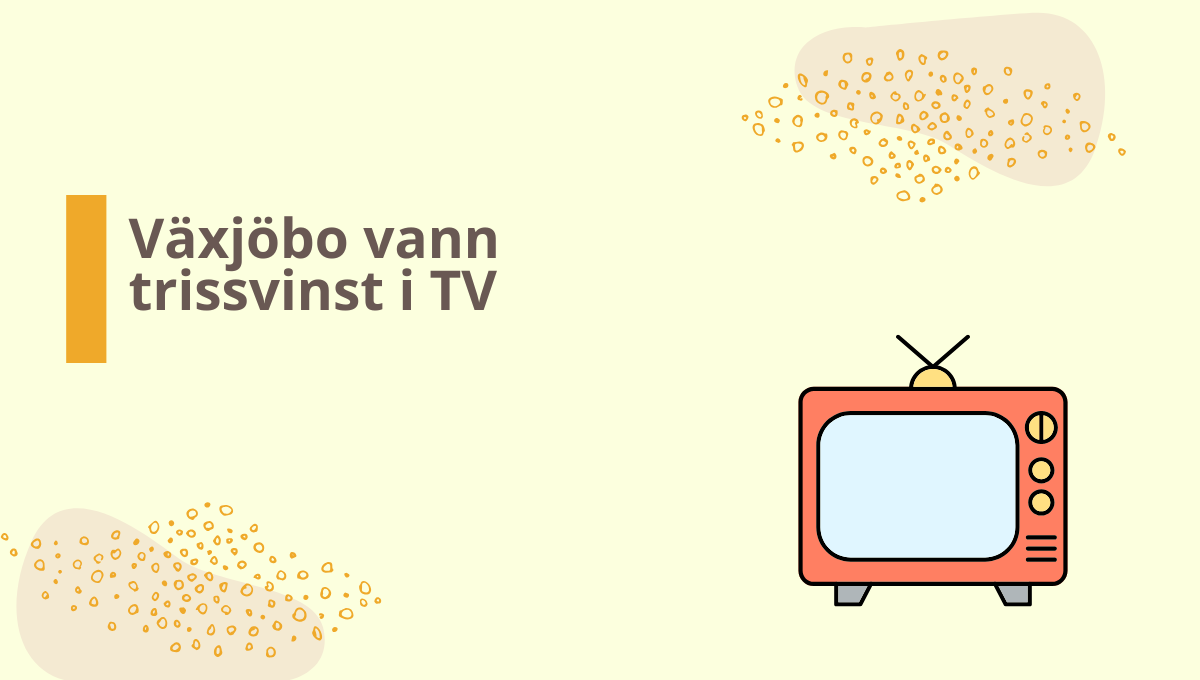 Växjöbo vann trissvinst i TV i morgonsoffan
