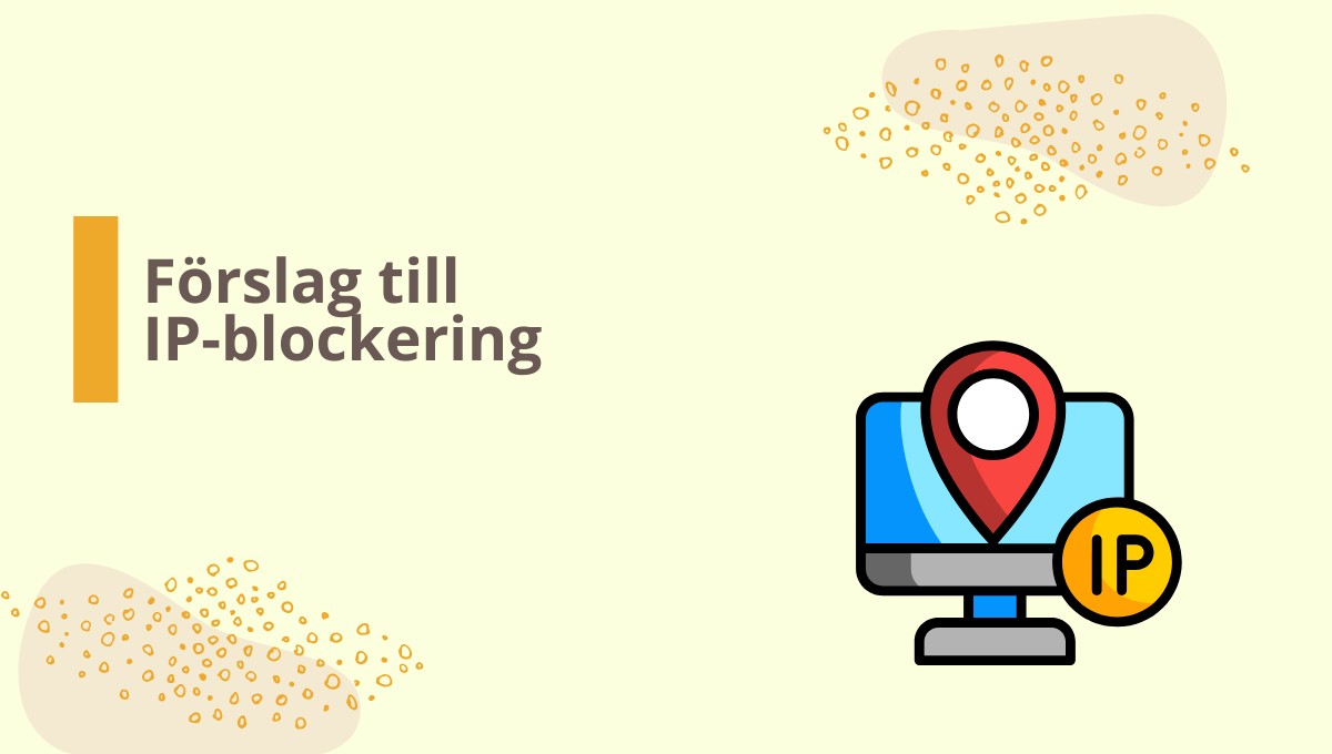 IP-blockering på spelmarknaden enligt nytt förslag