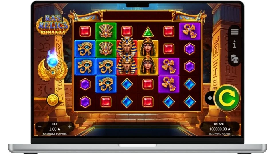 Ra's relics Bonanza slot demo online