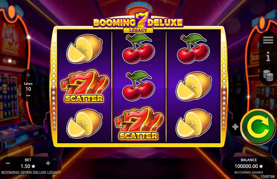 Booming 7 deluxe legacy demo spelplan