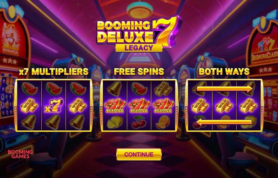 Booming 7 deluxe legacy features