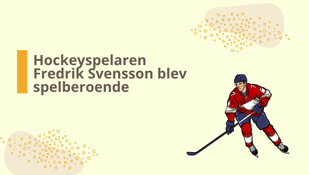 Fredrik Svensson blev spelberoende vilket resulterade i miljonskulder.