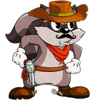 Smokey, den kända Hacksaw Gaming maskoten, representerar den unika och humoristiska designstilen