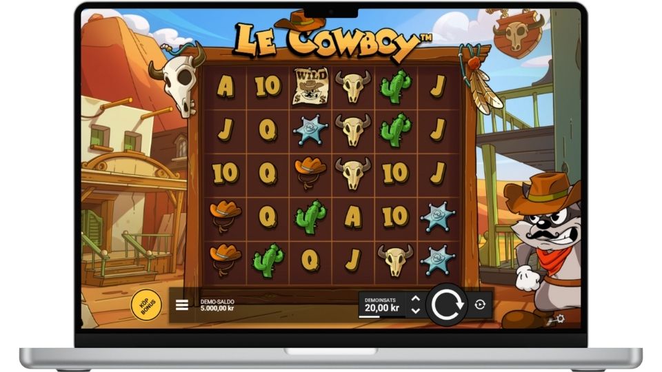 Le Cowboy slots huvudkaraktär Smokey