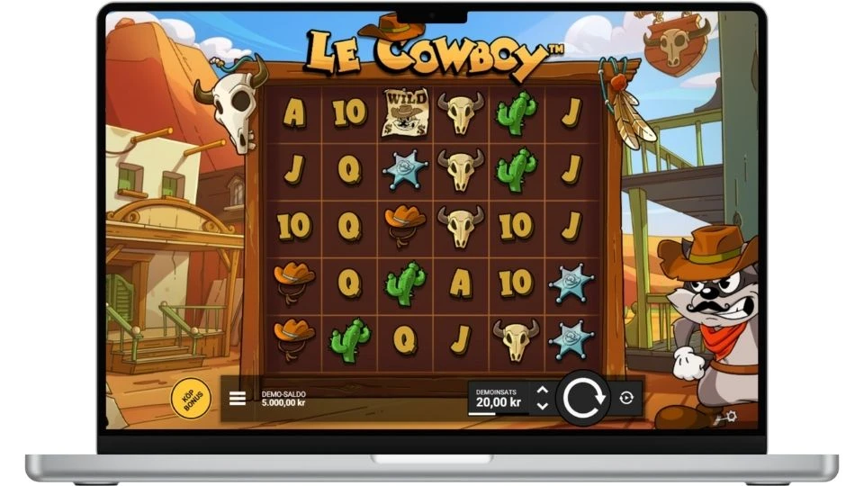 Le Cowboy slots huvudkaraktär Smokey