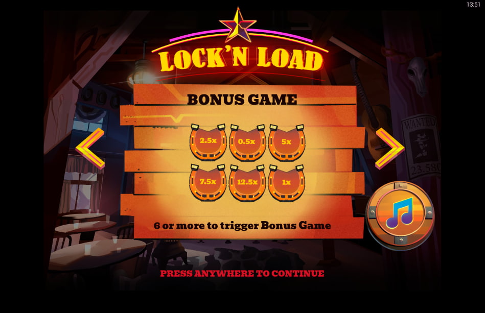 Lock'n load bonusspel hästsko