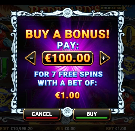 Redbeard's Run Runners DoubleMax buy bonus