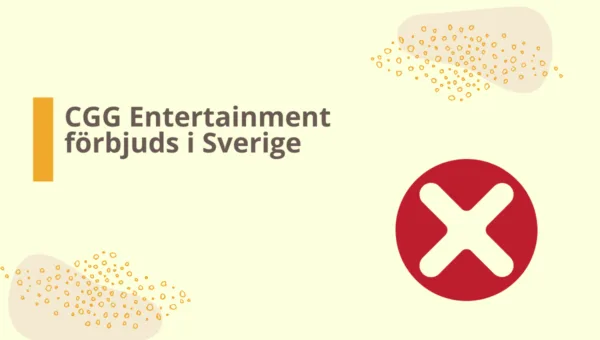 Spelinspektionen förbjuder CGG Entertainment från den svenska spelmarknaden