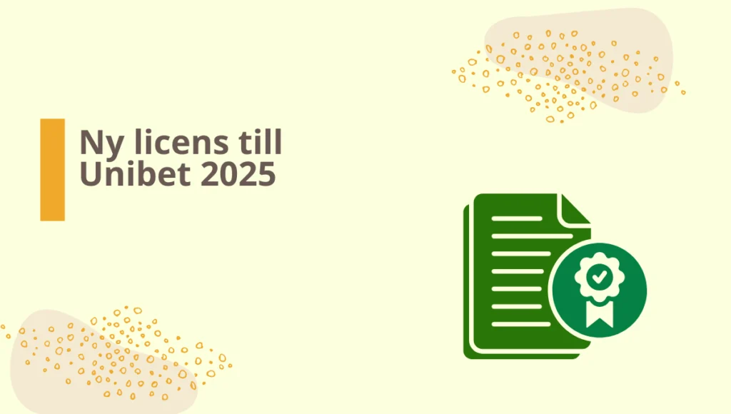 Unibet har ny licens sedan oktober 2025