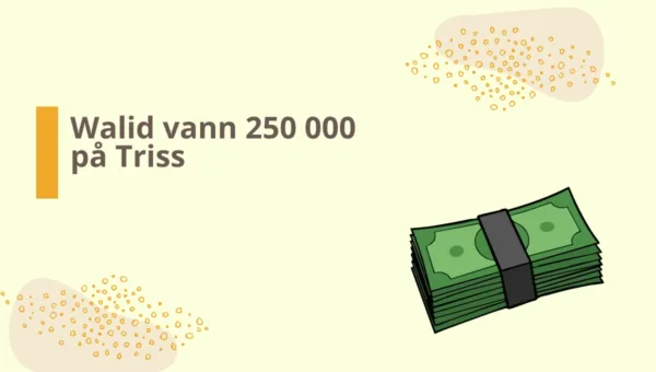 Walid från Falkenberg vann 250 000 på Triss efter lyckat skrap