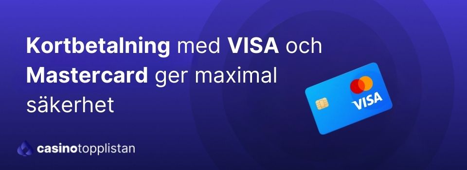 casinobetalning med kort