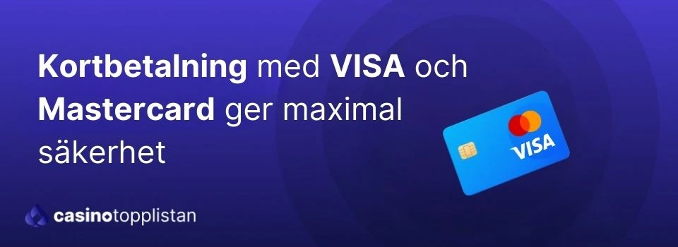casinobetalning med kort