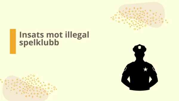 Europol gör insats mot spelklubb i Stockholm