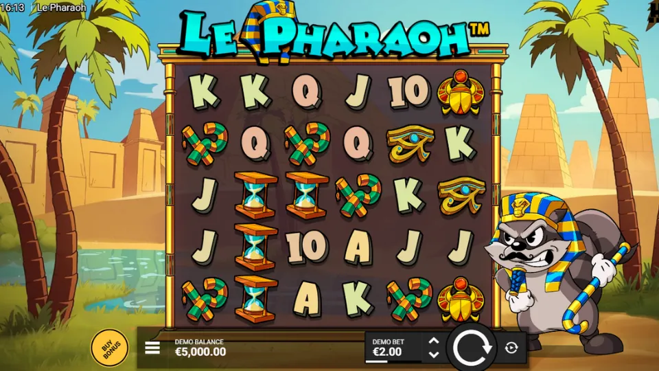 Le Pharaoh spelplan