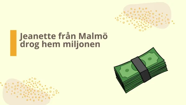 Jeanette från Malmö vann en miljon kronor i TV4