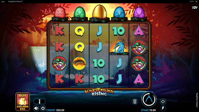 Kingfisher rising slot spelplan