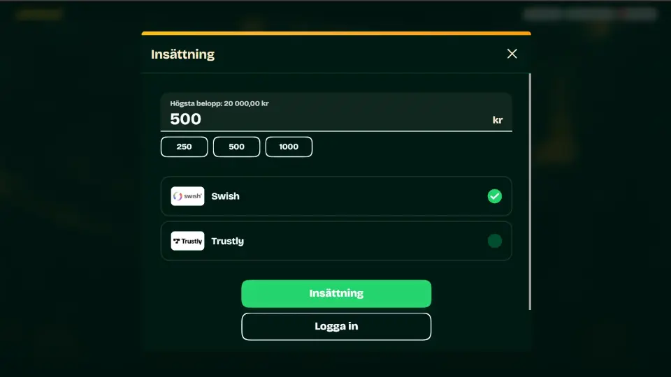 Körba tar Swish och Trustly