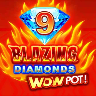 9 Blazing Diamonds WOWPOT! spelautomat